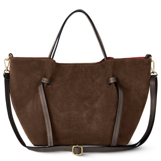 Italian Genuine Suede Tote Bag | Rovigo - Glamourous Grace