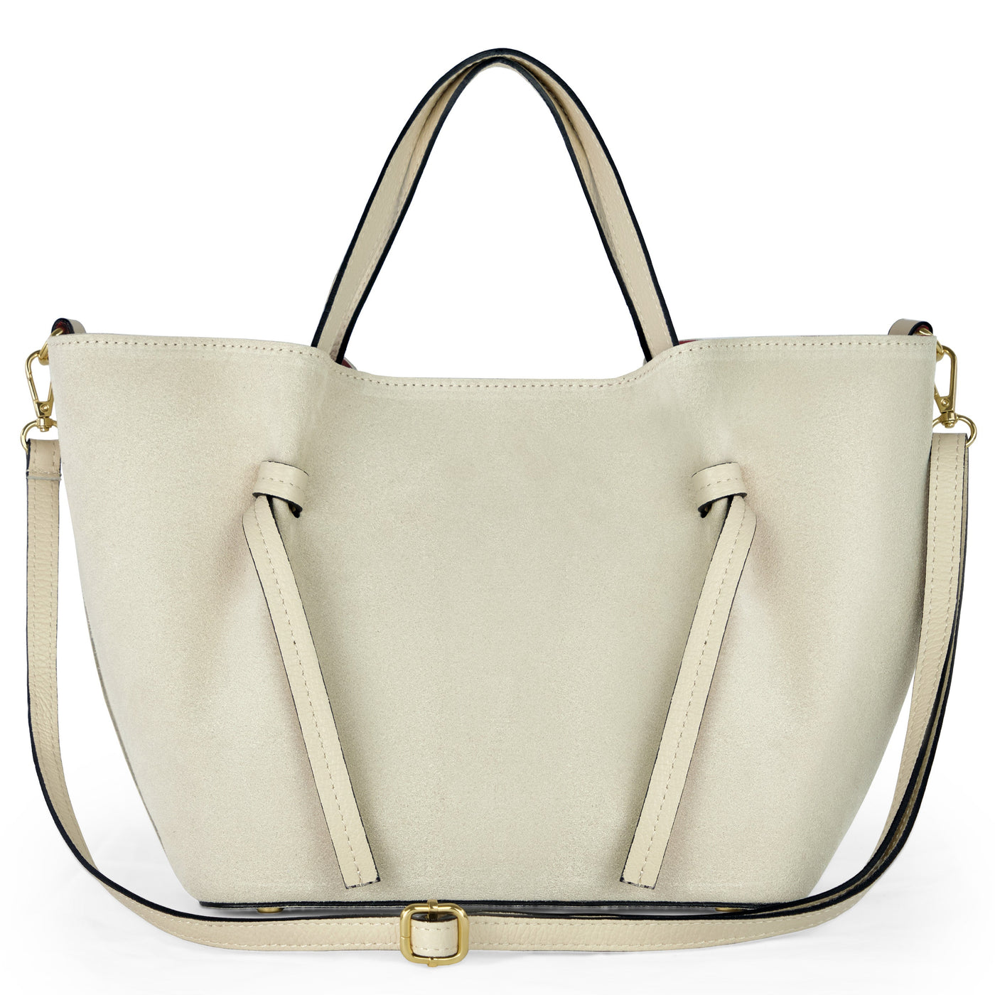 Italian Genuine Suede Tote Bag | Rovigo - Glamourous Grace