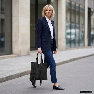 Italian Genuine Suede Tote Bag | Como - Glamourous Grace