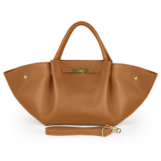 Italian Full-Grain Leather Tote Bag | Cosenza - Glamourous Grace