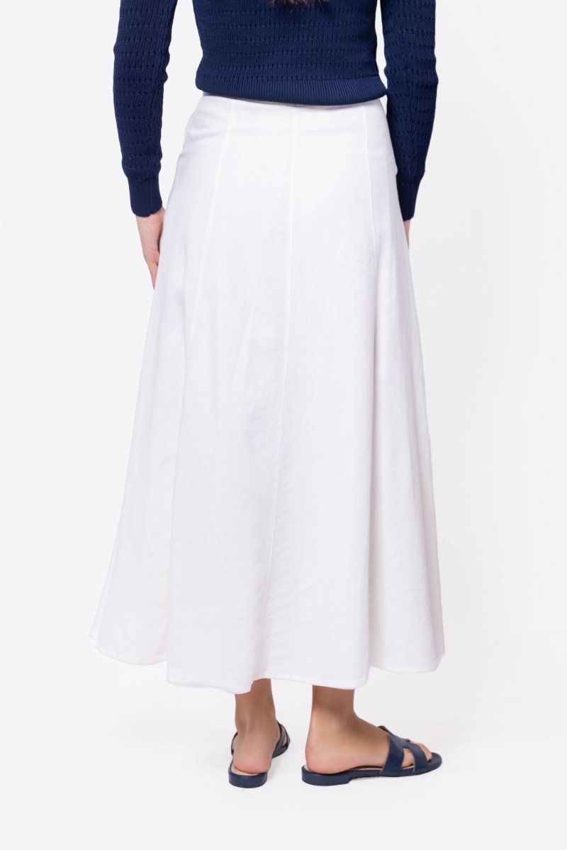 Talia Skirt (White) - Glamourous Grace