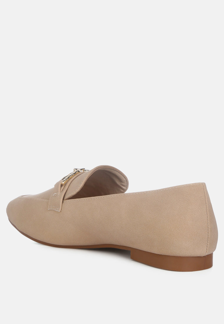 Tassilo Timeless Faux Leather Horsebit Loafers - Glamourous Grace