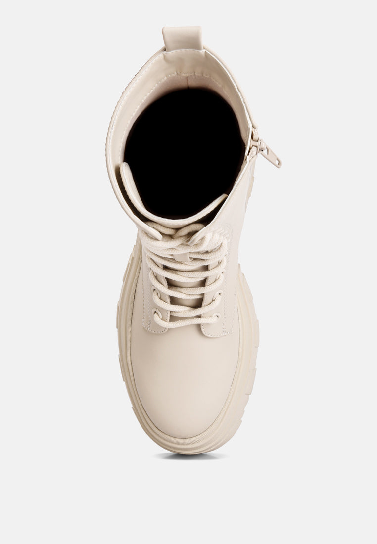 Tatum Combat Boots - Glamourous Grace