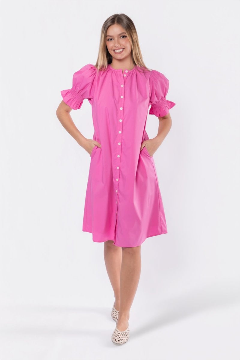 Taya Dress 41" (Pink) - Glamourous Grace