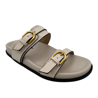 Tess Sandal in Cream - Glamourous Grace