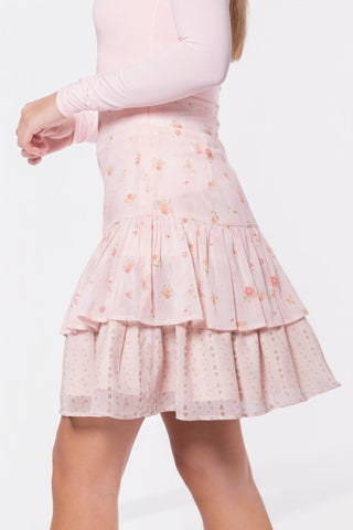 Tessa Skirt (Pink Flower)