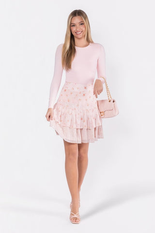 Tessa Skirt (Pink Flower)