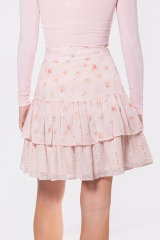 Tessa Skirt (Pink Flower)