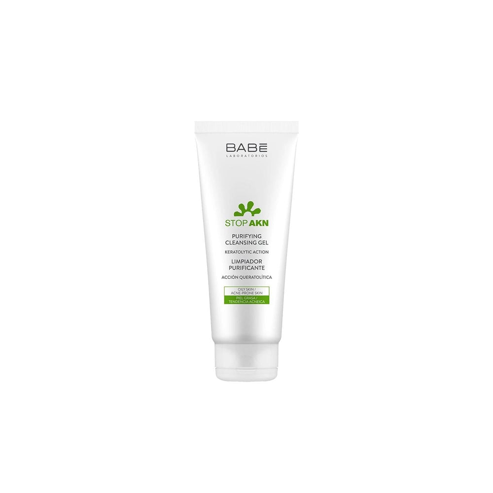 Babe Stop Akn Purifying Cleansing Gel: Gentle Acne Face Wash for Clearer Skin | Targets Blemishes, Removes Impurities, 100ml / 3.38 fl oz - Glamourous Grace