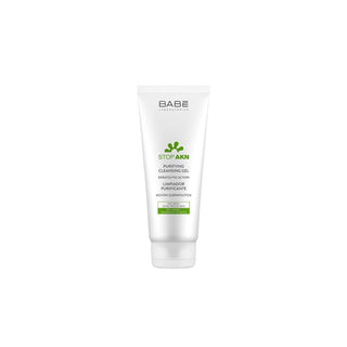 Babe Stop Akn Purifying Cleansing Gel: Gentle Acne Face Wash for Clearer Skin | Targets Blemishes, Removes Impurities, 100ml / 3.38 fl oz - Glamourous Grace
