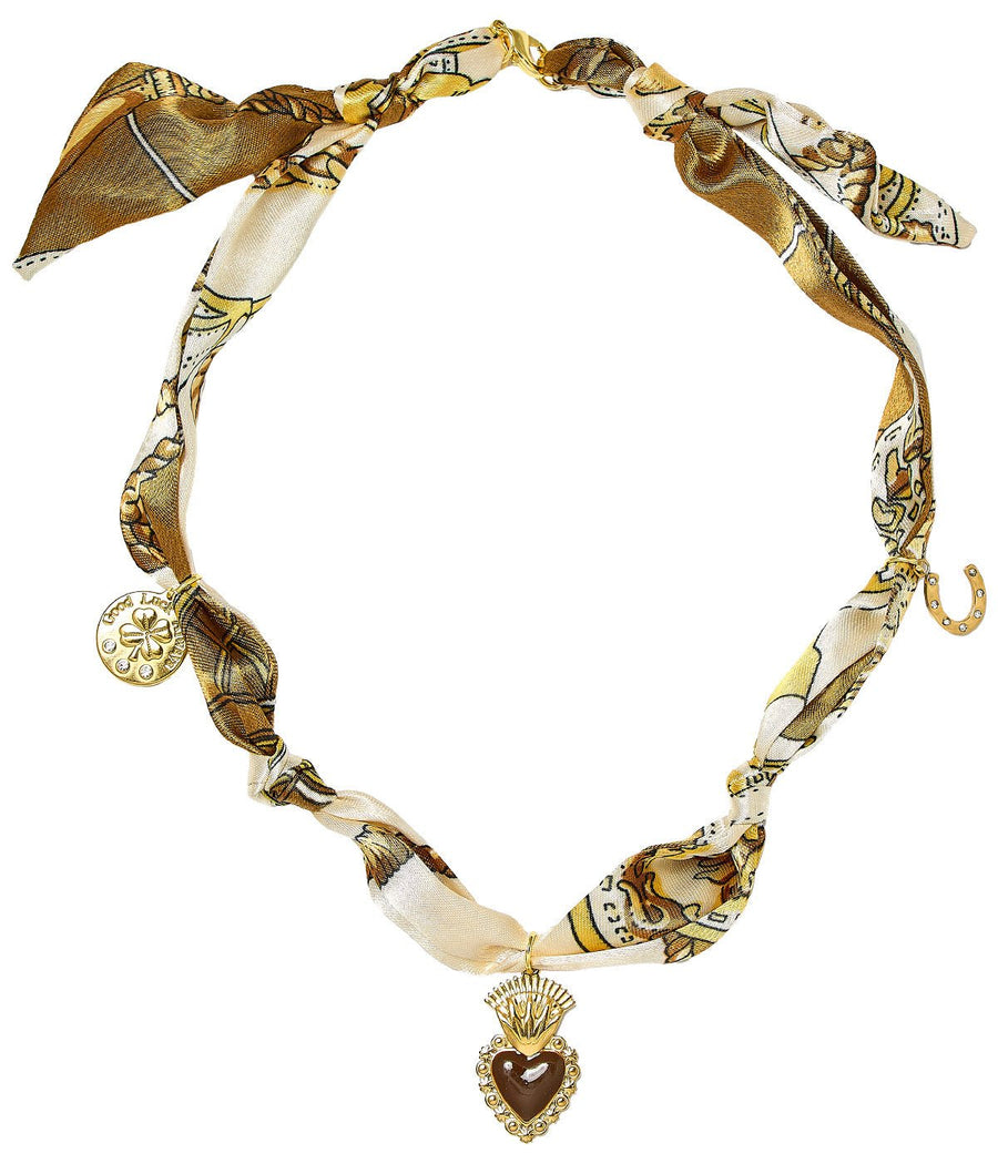 The Betsy Scarf Necklace - Glamourous Grace