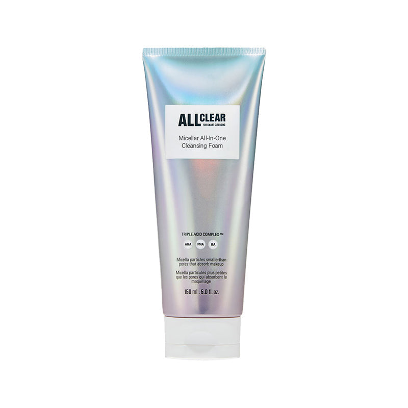 THE FACE SHOP ALL CLEAR MICELLAR ALL-IN-ONE CLEANSING FOAM 150ml - Glamourous Grace
