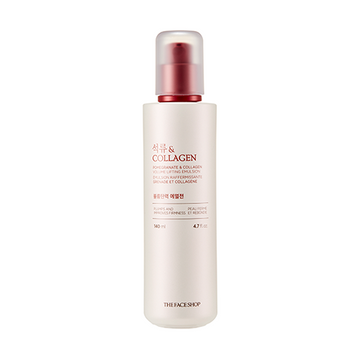 THE FACE SHOP Pomegranate And Collagen Volume Lifting Emulsion 140ml - Glamourous Grace