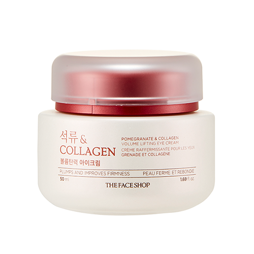 THE FACE SHOP Pomegranate And Collagen Volume Lifting Eye Cream 50ml - Glamourous Grace