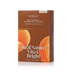 THE FACE SHOP Real Nature Plus Tangerine Vita C Gel Mask 20ml X 10ea