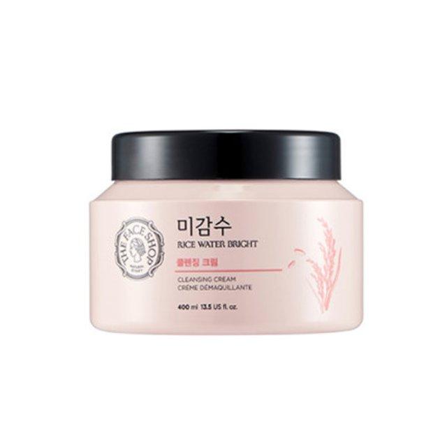 THE FACE SHOP RICE WATER BRIGHT Cleansing Cream 400ml - Glamourous Grace