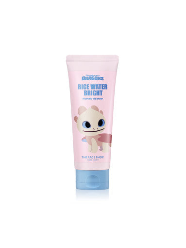 THE FACE SHOP RICE WATER BRIGHT FACIAL FOAMING CLEANSER 150ml (Dragons Edition) - Glamourous Grace