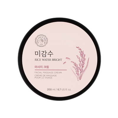 THE FACE SHOP Rice Water Bright Facial Massage Cream 200ml - Glamourous Grace