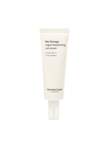 THE FACE SHOP The Therapy Vegan Moisturizing Sun Serum SPF50+ PA++++ 50ml