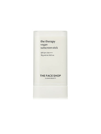 THE FACE SHOP The Therapy Vegan Sunscreen Stick SPF50+ PA++++ 18g - Glamourous Grace