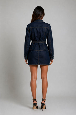 The Monaco Denim Peplum Jacket