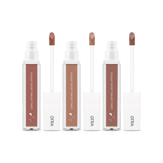 Long Lasting Liquid Lip Set - The Nudes
