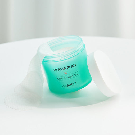 The SAEM Derma Plan Green Trouble Pad 145ml(70ea) - Glamourous Grace