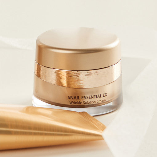 The SAEM Snail Essential EX Wrinkle Solution Cream 50ml - Glamourous Grace