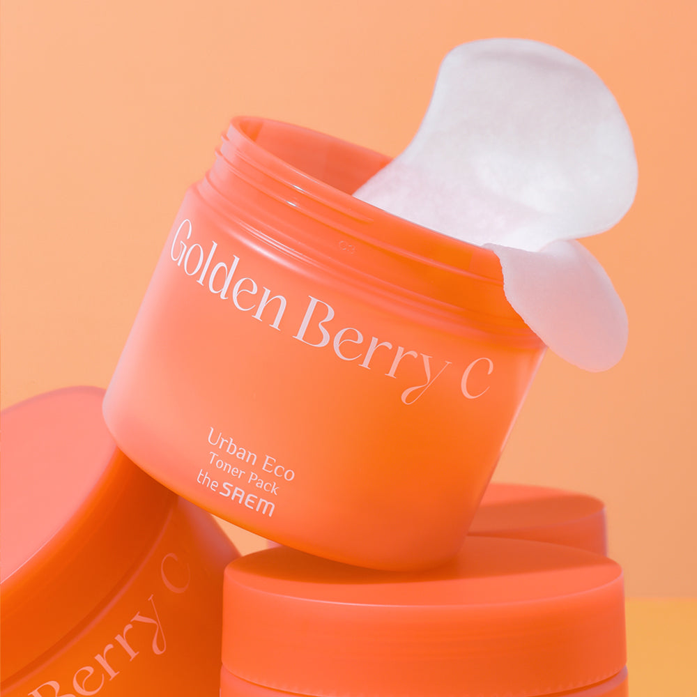 The SAEM Urban Eco Golden Berry C Toner Pack 230ml(50 sheets) - Glamourous Grace