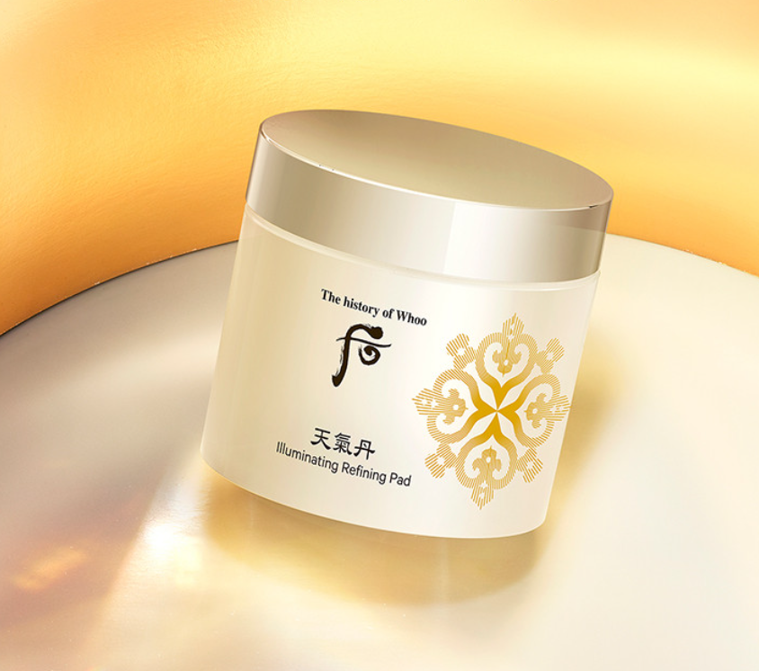 [THE WHOO] Cheongidan Illuminating Refining Pad 160ml/60pcs - Glamourous Grace