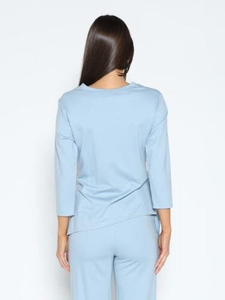 Thick Long Sleeve Shirt with Waist Tie
