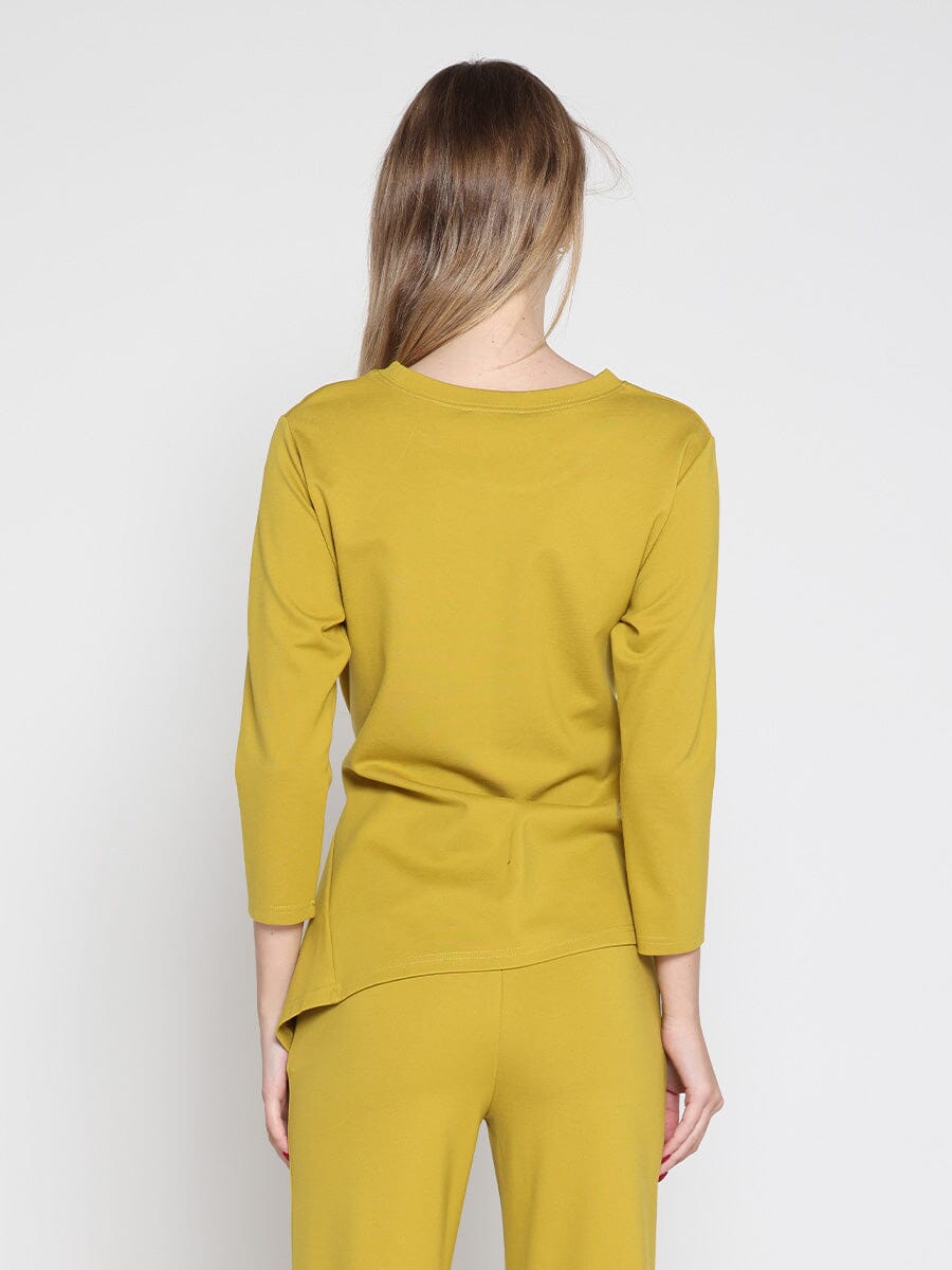 Thick Long Sleeve Shirt with Waist Tie - Glamourous Grace