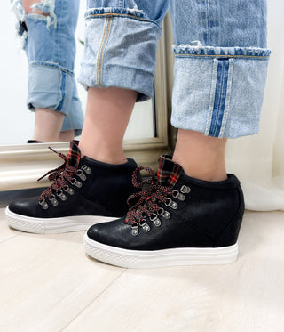Tibi Sneaker in Black - Glamourous Grace