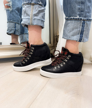 Tibi Sneaker in Black - Glamourous Grace