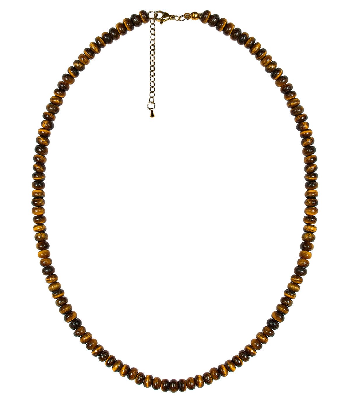 Tiger Eye Beaded Necklace - Glamourous Grace