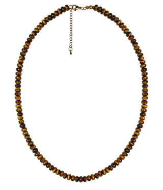 Tiger Eye Beaded Necklace - Glamourous Grace
