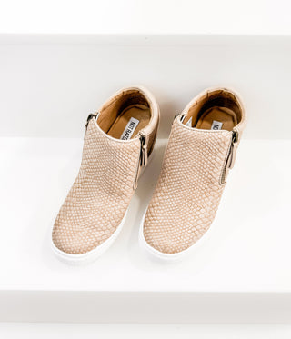 Timmibelle Wedge Sneaker in Blush - Glamourous Grace