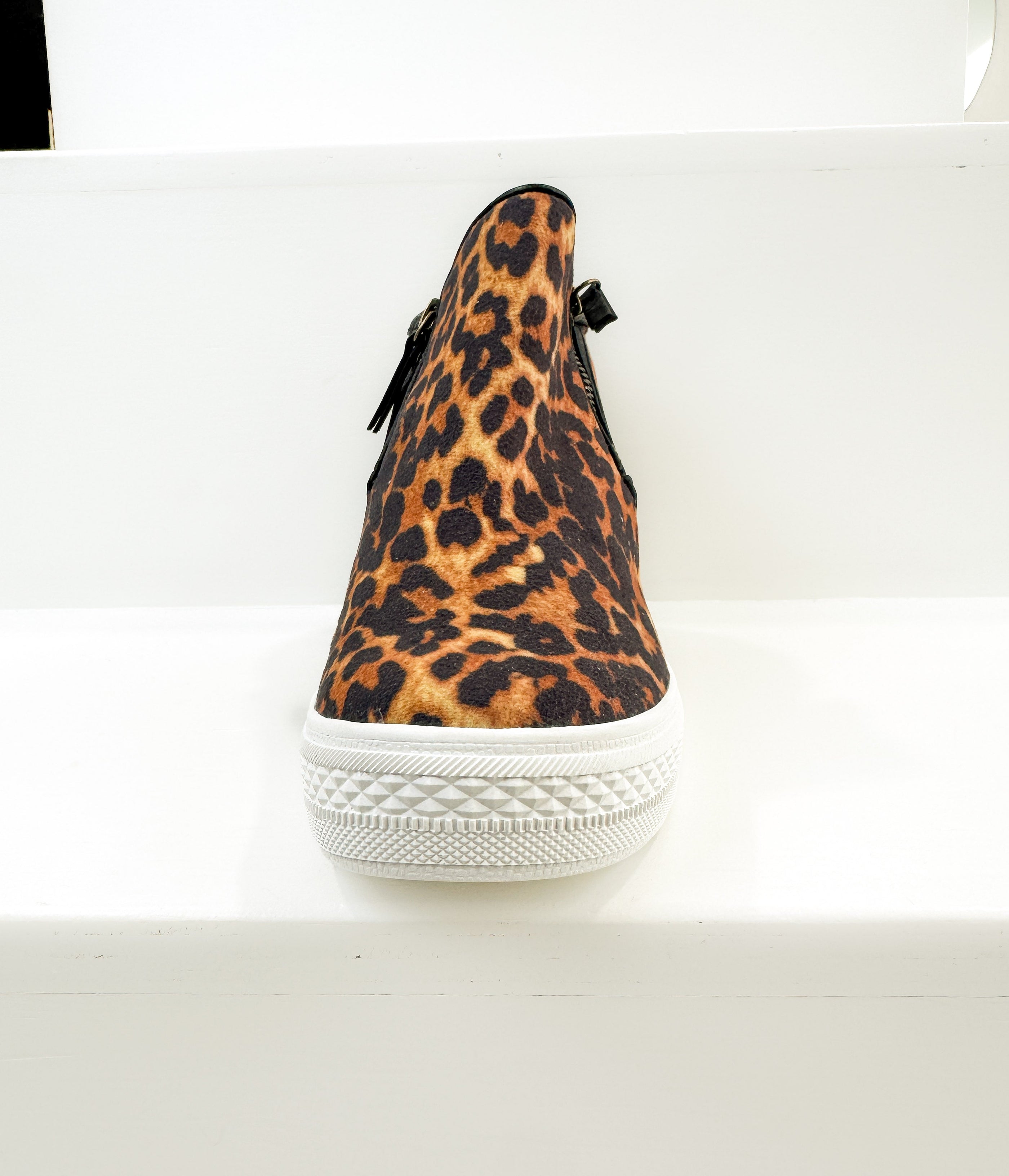 Timmibelle Hidden Sneaker Wedge in Leopard - Glamourous Grace