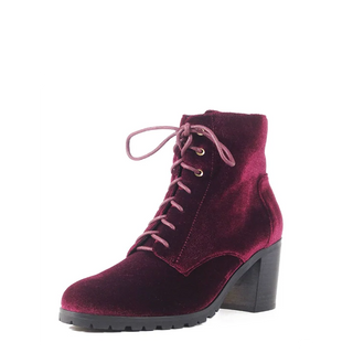 Timothy Velvet Booties