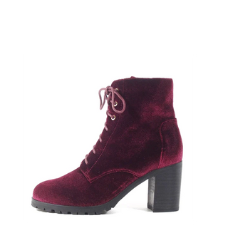 Timothy Velvet Booties