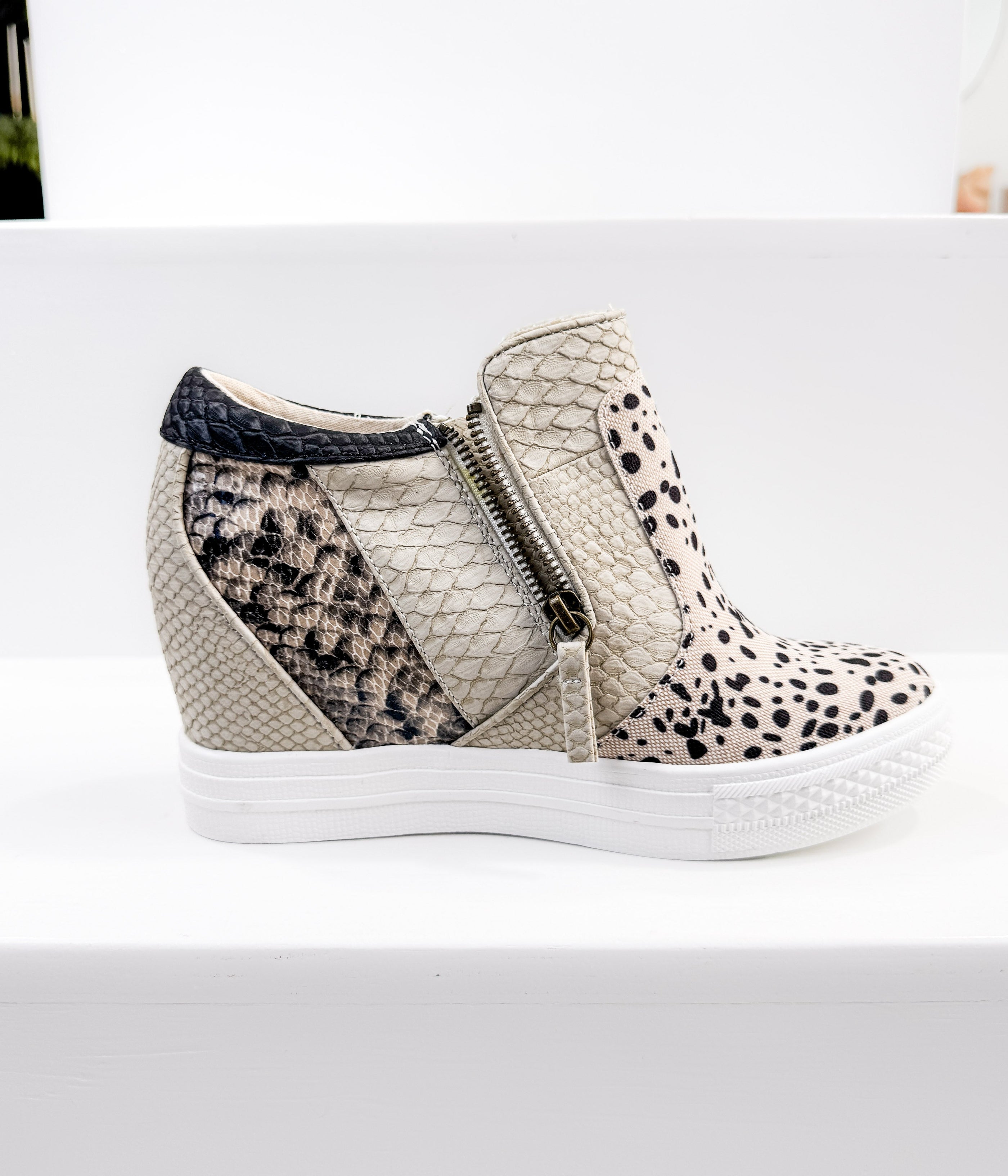 Tinaya Hidden Sneaker Wedge - Glamourous Grace