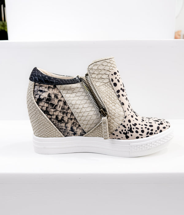 Tinaya Hidden Sneaker Wedge - Glamourous Grace