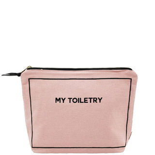 Toiletry Pouch with Coated Lining – Pink/Blush - Glamourous Grace