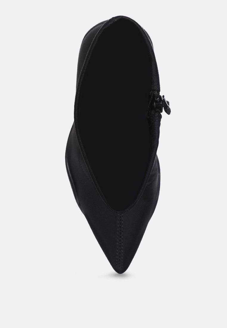 Tokens Pointed Heel Ankle Boots - Glamourous Grace