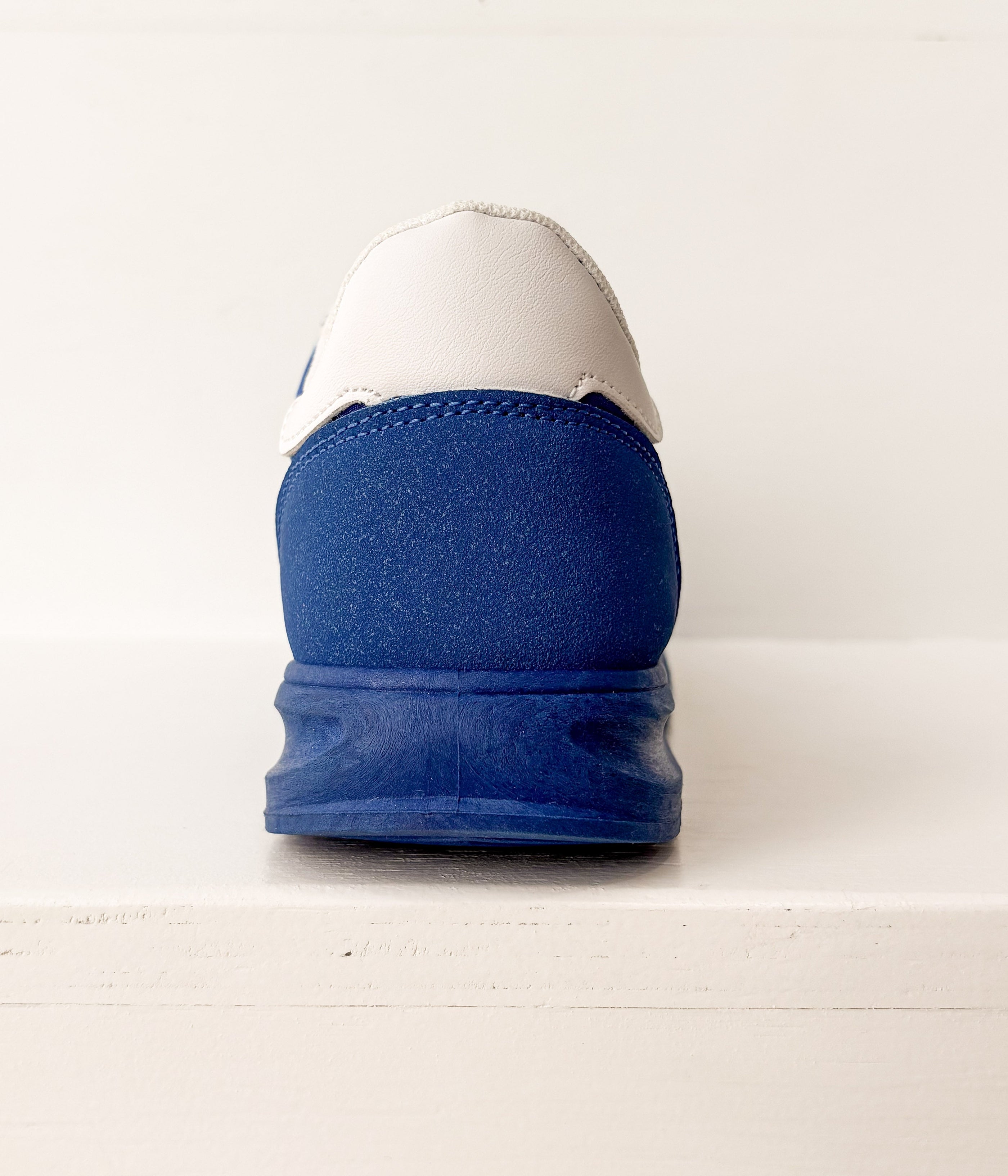 Tokyo Dual Stripe Sneakers in Blue - Glamourous Grace