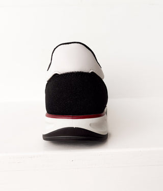 Tokyo Dual Stripe Sneakers in Black - Glamourous Grace