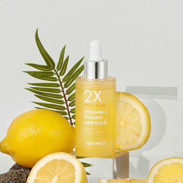 TONYMOLY 2X Vitamin C Toning Ampoule 50ml - Glamourous Grace