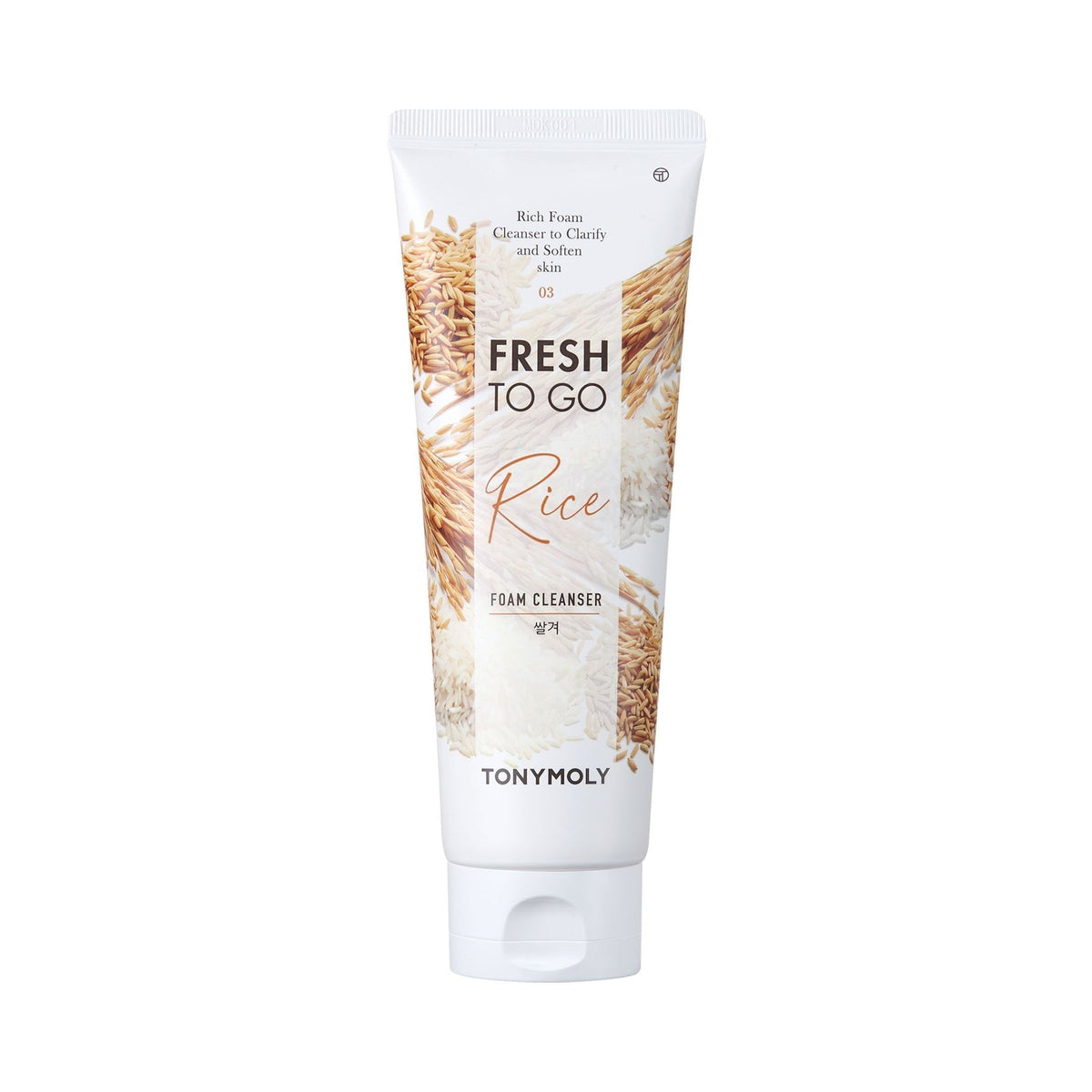 TONYMOLY Fresh To Go Rice Foam Cleanser 170ml - Glamourous Grace