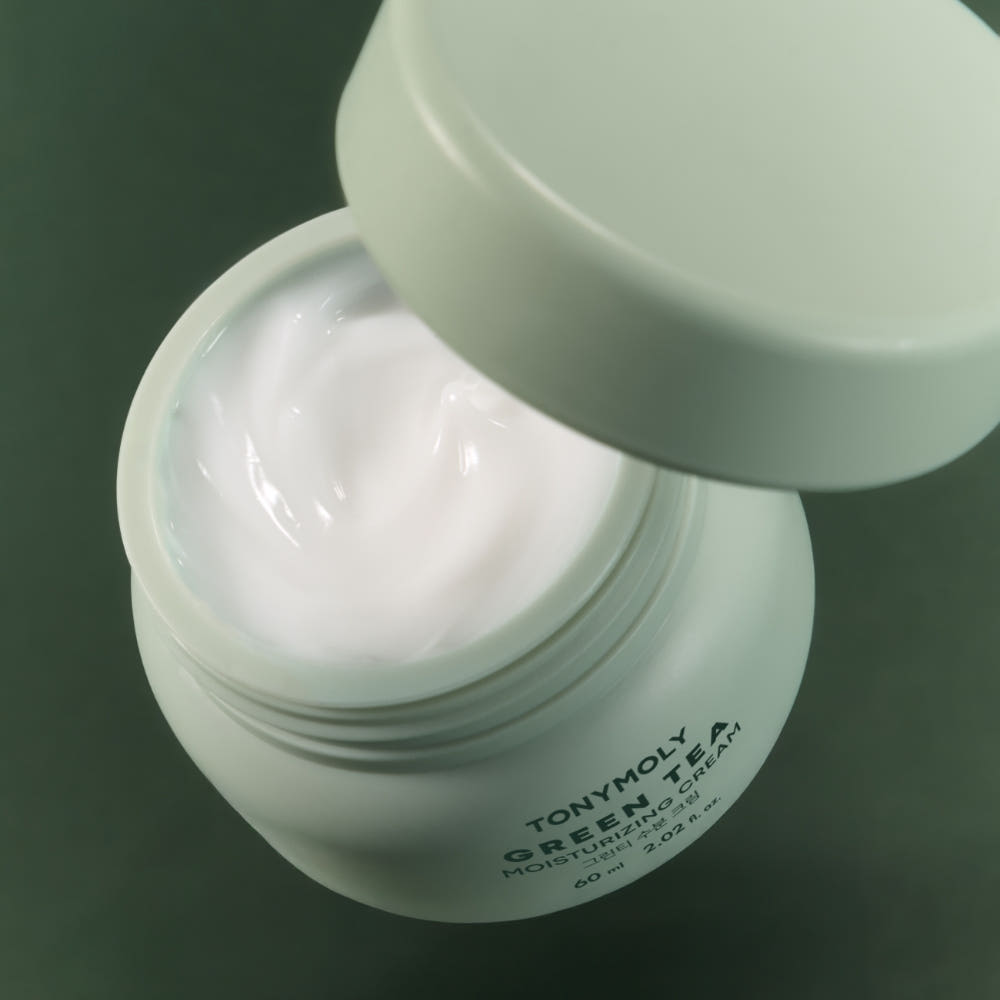 TONYMOLY Green Tea Moisturizing Cream 60ml - Glamourous Grace