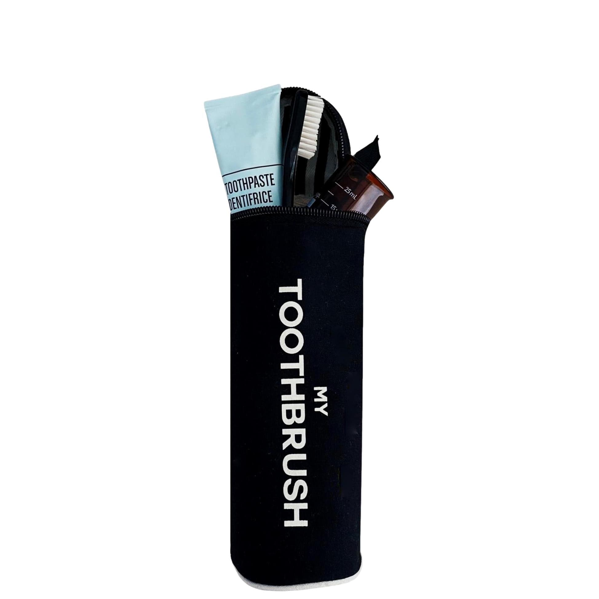 Toothbrush Travel Case – Black - Glamourous Grace